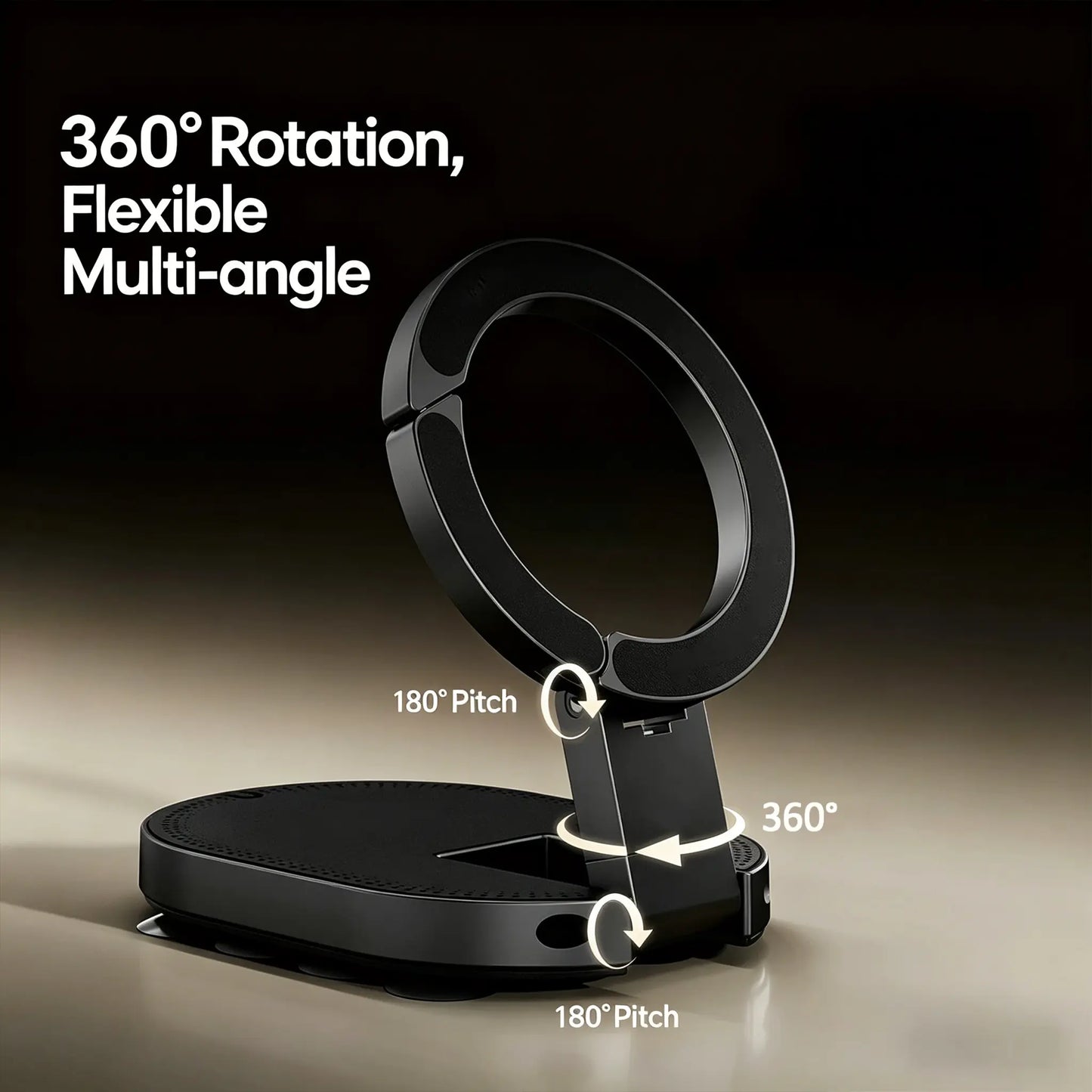 MagSafe-Compatible 360° Rotatable Phone Holder and Stand for Car, Desk, and Travel - Universal Smartphone Mount