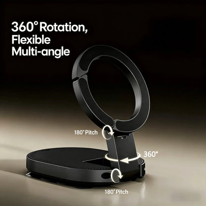 MagSafe-Compatible 360° Rotatable Phone Holder and Stand for Car, Desk, and Travel - Universal Smartphone Mount