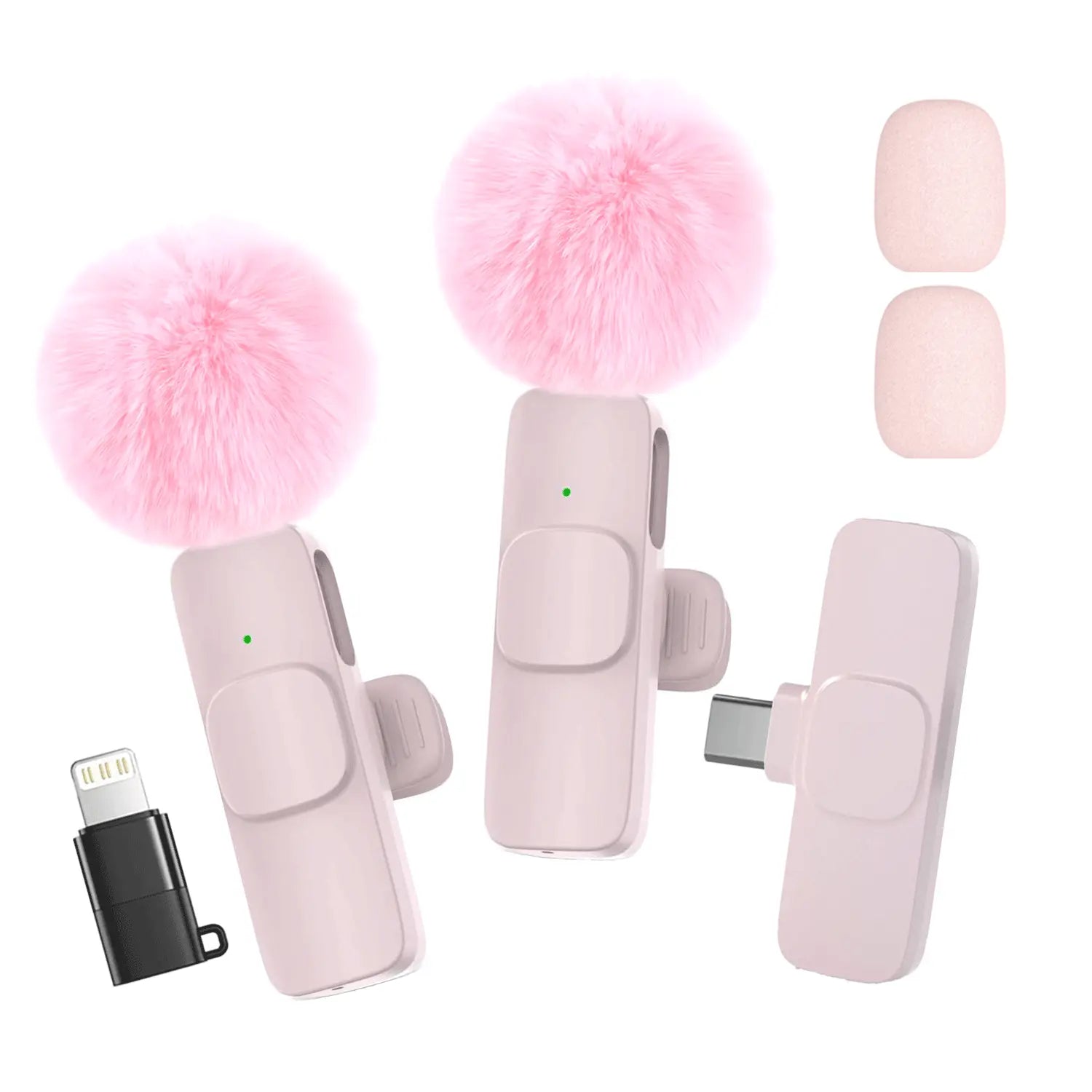 Hitozon Wireless Mini Microphone: Premium Lavalier Mic for iPhone, iPad, and Android - Ideal for Video Recording, Vlogging, and Podcasts with Advanced Noise Reduction