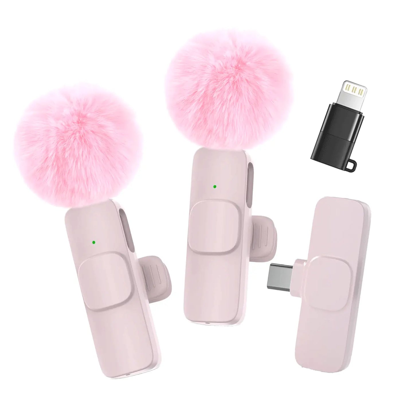 Hitozon Wireless Mini Microphone: Premium Lavalier Mic for iPhone, iPad, and Android - Ideal for Video Recording, Vlogging, and Podcasts with Advanced Noise Reduction